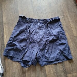 Michael Stars NWT Linen High Waisted Shorts Size Large